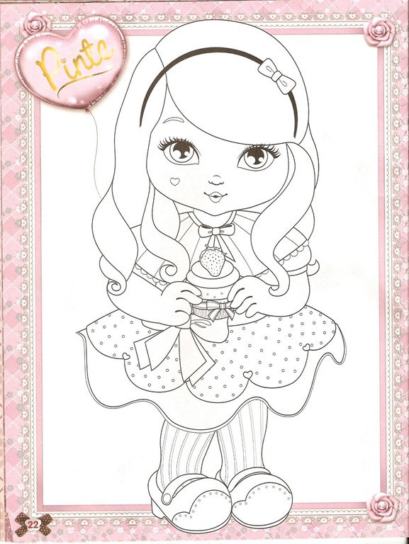 Desenhos da Jolie Tilibra para colorir